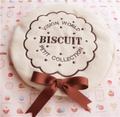 Vision World -Biscuit- Embroidery Lolita Beret