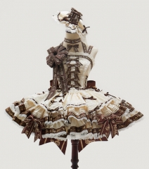 The Sweet Chocolate Lovers Lolita Jumper Dress