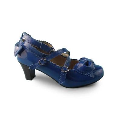 Glossy ultramarine & 6.3cm heel