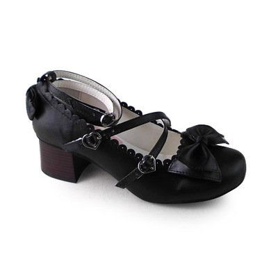 Matte black & 4.5cm heel