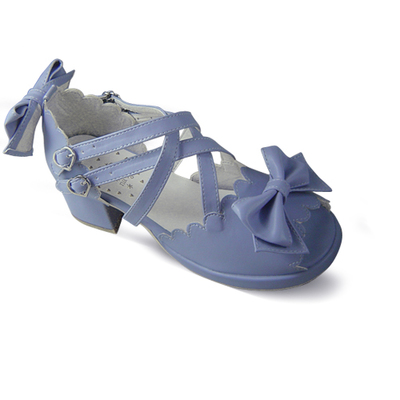 Matte purple & 4.5cm heel + 1cm platform