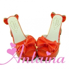 Antaina Red Lolita High Heel Shoes Sandals