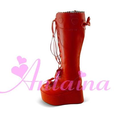 Glossy pink & 9cm heel + 1cm platform (slippers)