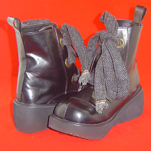 Black & 6cm heel + 3cm platform