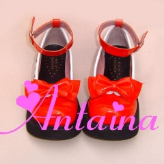 Antaina Sweet High Platform Lolita Shoes with Detachable Bows