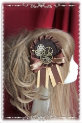 Infanta Time Machine Steampunk Lolita Brooch/Hairclip/Rosette