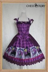 Chess Story ~Doll Theater~ Lolita Jumper Dress with Neck Ties