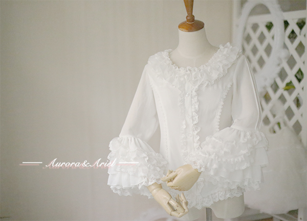 Aurora Ariel Chiffon Hime Sleeves Lolita Blouse