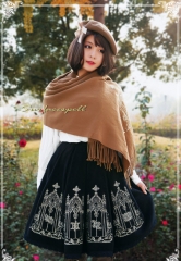 Surface Spell Sweet Embroidery Wool Lolita Winter Skirt