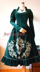 Surface Spell -Judgment Day- Embroidery Gothic Lolita OP Dress - Customizable
