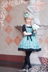 Strawberry Witch -Ichigomiko- Sweet Lolita OP And Jumper Dress