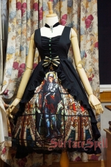 Surface Spell -Saint Knight- Gothic Vintage Lolita Jumper Dress - Customizable