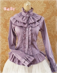 Strawberry Witch Cotton Tailored Lolita Blouse