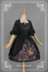 Neverland Lolita (SuffleSong) Chiffon Lolita Corset Surface Layer Dress