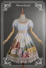 Neverland Lolita (SuffleSong) -Song of Skylark- Fan Sleeves Lolita OP Dress