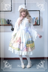 Neverland Lolita (SuffleSong) -Song of Skylark- High Waist Lolita Skirt