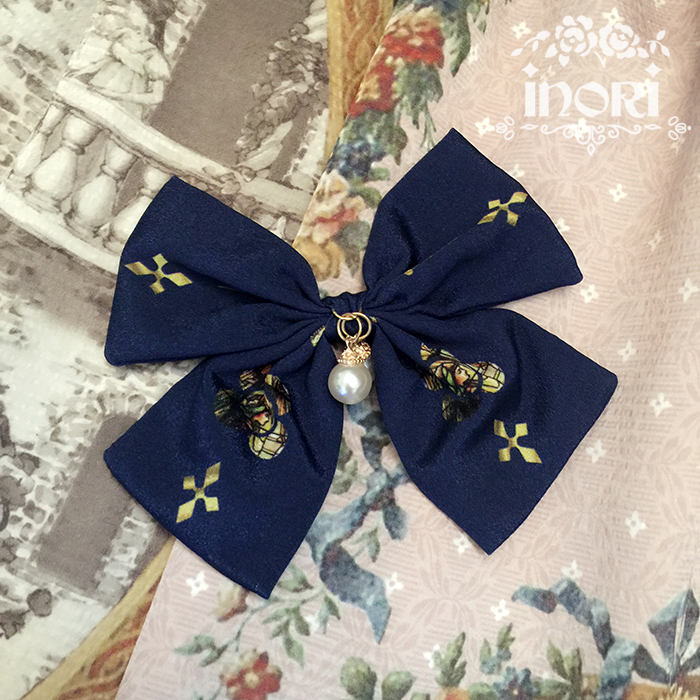 Navy Blue Hairclip