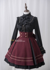 Penny House -The Academy of Magical Arts- High Collar Lolita Blouse and Beret (Closed)
