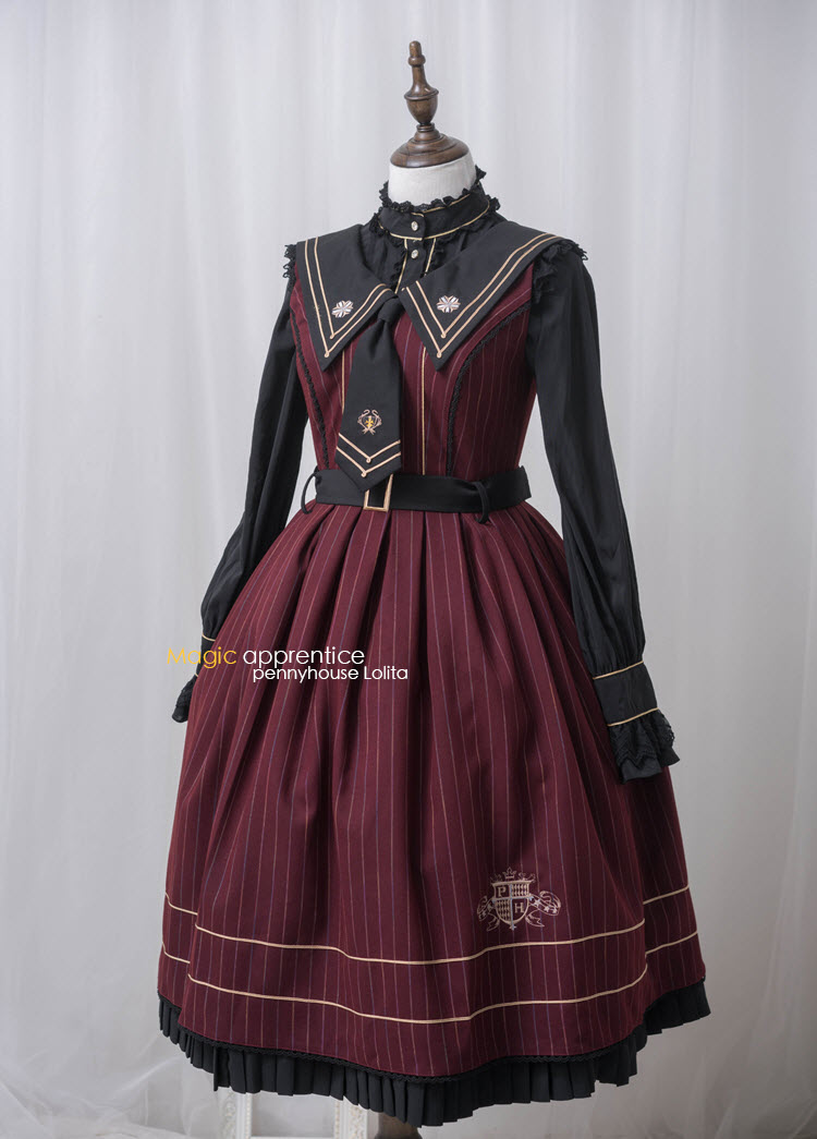 Penny House -The Academy of Magical Arts- Pointed Collar Lolita Jumper ...