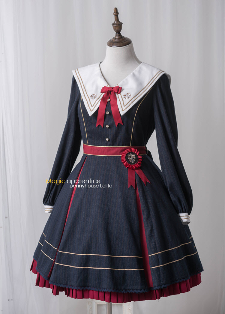 Penny House -The Academy of Magical Arts- Pointed Collar Lolita OP