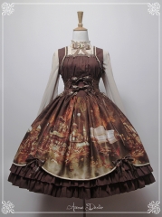 Avenue Denfer -Steam Castle- Steampunk Style Lolita Jumper Dress (Closed)