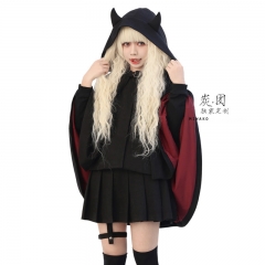 Miwako -Demon of Darkness- Gothic Lolita Cape with Hood