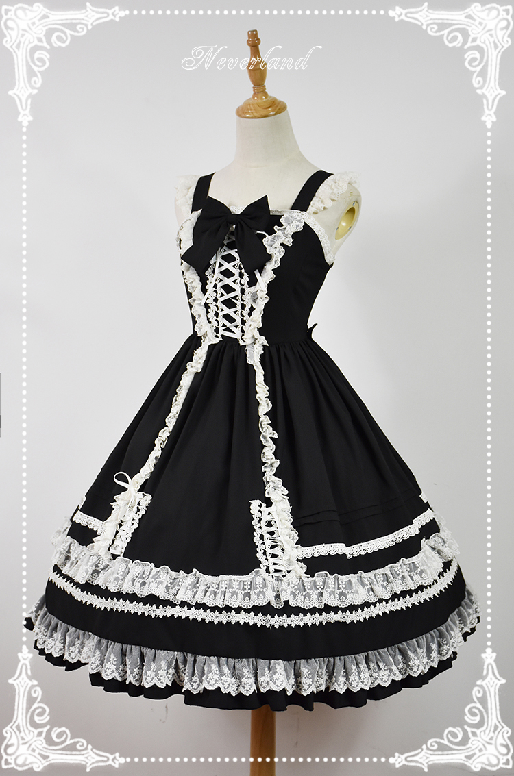 Neverland Lolita (SouffleSong) -Antique Doll- Lolita Jumper Dress