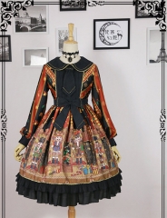 Fanzy Fantasy -The Wonderful Journey of the Walnut- Lolita Collar OP Dress
