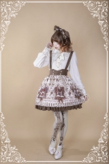 Walnut Deer -Royal Philosophy Meow- Lolita Salopette/Skirt