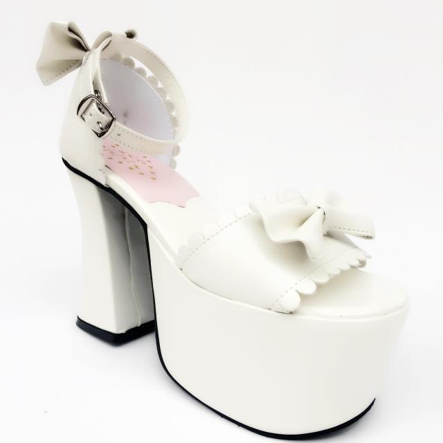 Sweet Bows High Platform Lolita Shoes Sandals