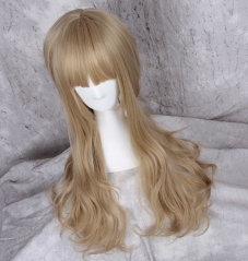 60cm Flaxen Long Lolita Curly Wig