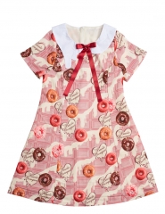 Bacio Bouquet -My Sweetie- Doughnuts Printed Casual Lolita OP Dress