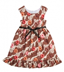 Bacio Bouquet -My Sweetie- Doughnuts Printed Casual Lolita JSK Version I