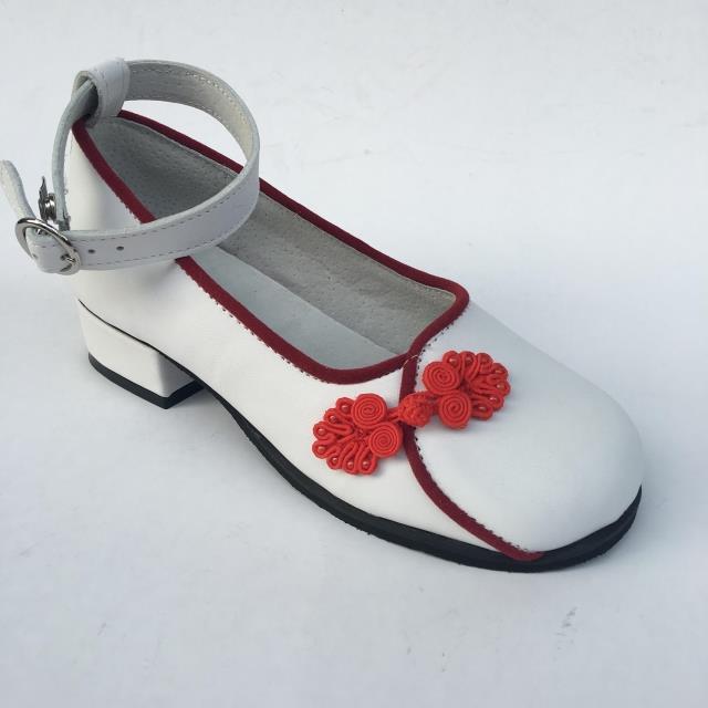 White X Red & low heel