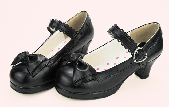 Black & 6cm heel + 1.2cm platform