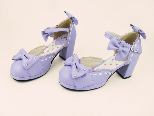 Light Purple & 7cm heel + 1.5cm platform