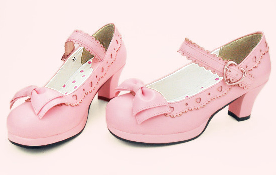 Pink & 6cm heel + 1.2cm platform