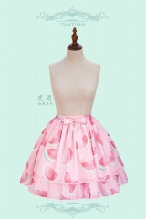 Miwako -Sweet Watermelons- Lolita Skirt for Summer