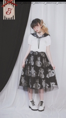 Jewel Cube -Elizabeth Meow- Cat Themed Lolita Skirt