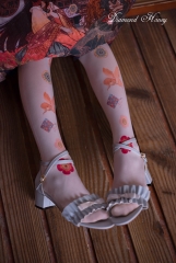 Diamond Honey -Taisho Roman Fantastic Tale- Wa Lolita Thigh High Socks