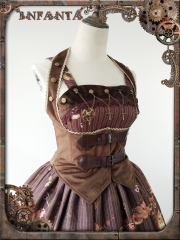 Infanta -Antique Mechanical Doll- Steampunk Lolita Corset
