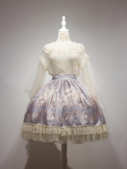 Lullaby -Sing A Lullaby For You- Printed Lolita Skirt