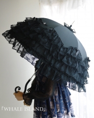 Whale Island -Laraine- Sweet Lace Lolita Parasol