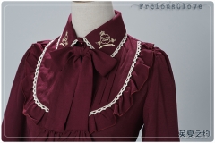 Precious Clove -Romantic Date- Lolita Embroidery Collar Blouse