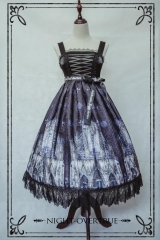 Night Overture -Shadow Caster- Gothic Lolita Jumper Dress