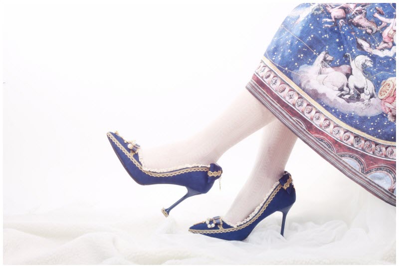 Navy Blue (8cm heel)
