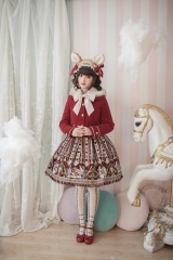 Unideer -The Deer Princess- Lolita Short Coat with Deer Ears Hood