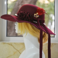 Doris Night -Winter Princess- Lolita Wool Hat
