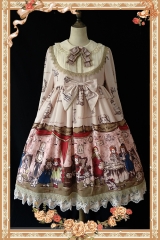 Infanta -Antique Doll Room- Lolita Long Sleeves OP Dress