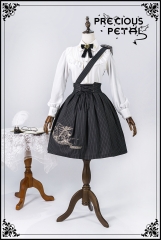 Precious Petal -Mass- Embroidery Lolita Skirt